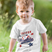 T-shirt Pour Bébé Rookie de baseball de l'année 1er fête d'anniversa