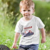 T-shirt Pour Bébé Rookie de baseball de l'année 1er fête d'anniversa