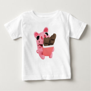 T-shirt Pour Bébé Rosa le Chocolate