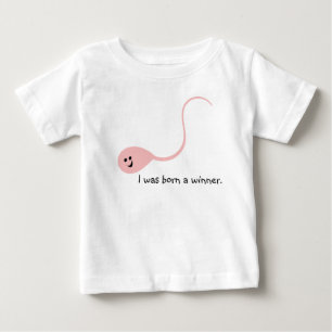 T-shirt pour bébé rose amusant