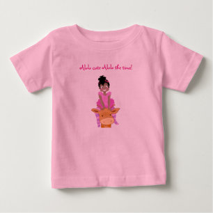 T-shirt Pour Bébé ROSE bleu de la plante grimpante 3-Snap w/Tutu de