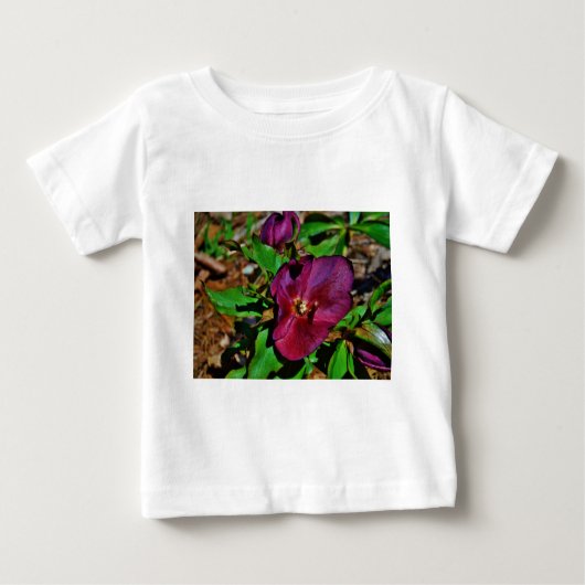 T-shirt Pour Bébé Rose de carême rose Bourgogne (Devant)