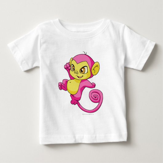T-shirt Pour Bébé Rose de Mynci (Devant)