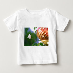 T-shirt Pour Bébé Rose de Noël blanc