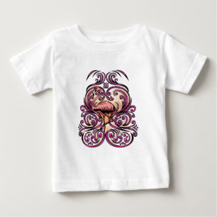 T-shirt Pour Bébé Rose exotique