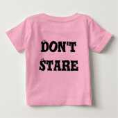 T-shirt Pour Bébé Rose frais de cheveux de bébé (Dos)