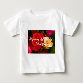 T-shirt Pour Bébé Rose jaune rouge