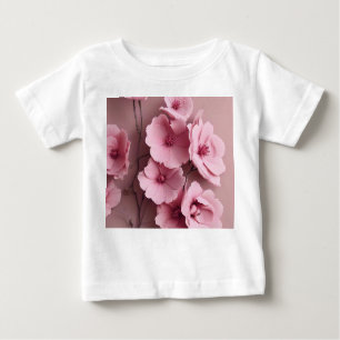 T-shirt Pour Bébé Roses rose Blush esthétique motif floral
