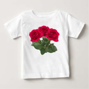 T-shirt Pour Bébé Roses rouges