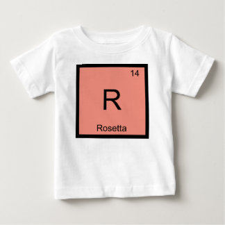 T-shirt Pour Bébé Rosetta Nom Chimie Élément Tableau périodique
