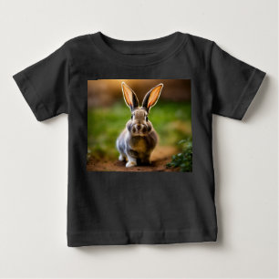 T-shirt Pour Bébé Rosie le lapin — Une peur dans le lit