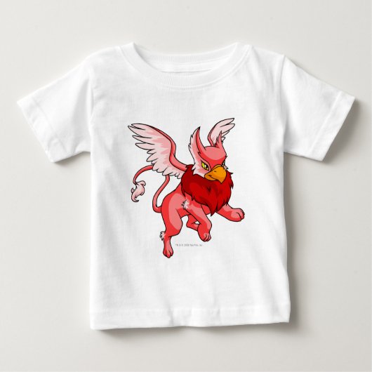 T-shirt Pour Bébé Rouge d'aire (Devant)