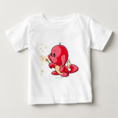 T-shirt Pour Bébé Rouge de Kacheek (Devant)