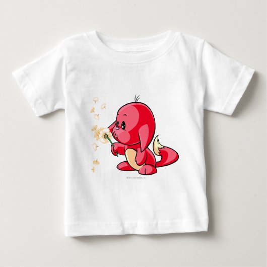 T-shirt Pour Bébé Rouge de Kacheek (Devant)