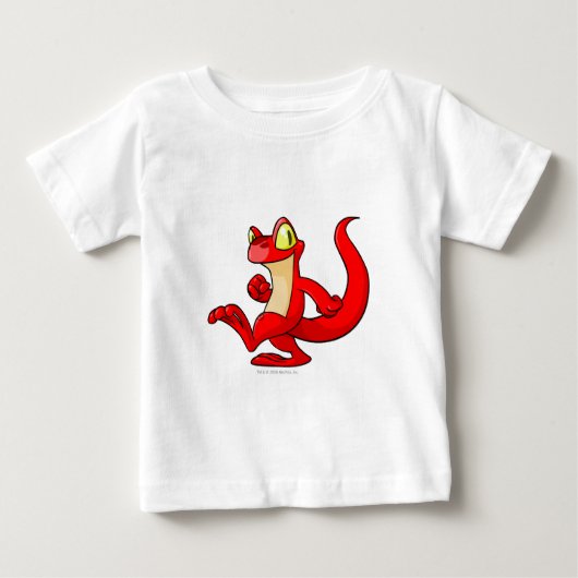 T-shirt Pour Bébé Rouge de Techo (Devant)