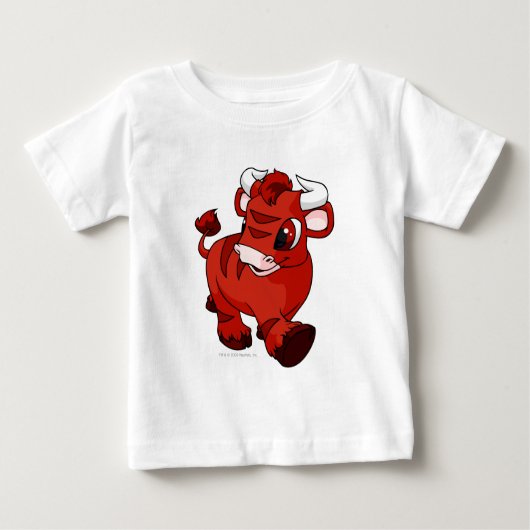 T-shirt Pour Bébé Rouge Kau (Devant)