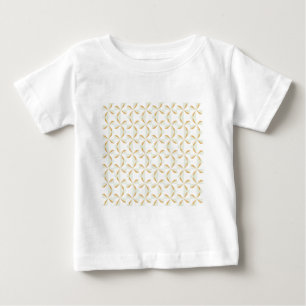 T-shirt Pour Bébé Roulettes en argent et en or