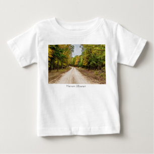 T-shirt Pour Bébé Route au changement de saison