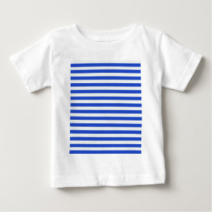 T-shirt Pour Bébé Royal Blue Combination Stripes par Shirley Taylor