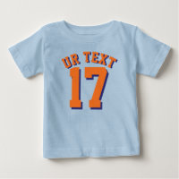 Royal Blue & Orange Baby | Jersey du sport