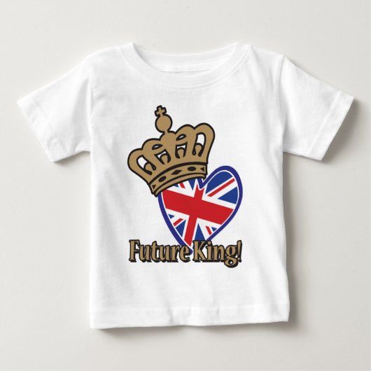 T-shirt Pour Bébé Royal King (Devant)