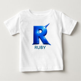 T-shirt Pour Bébé RUBY ! T-shirt bébé avec votre nom