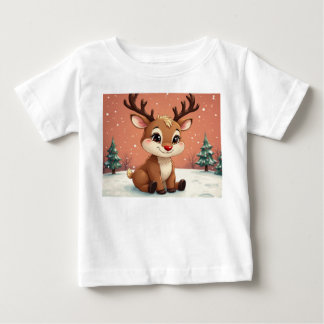T-shirt Pour Bébé Rudolph