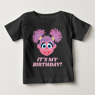 T-shirt Pour Bébé Rue Sésame   Abby Cadabby - C'est mon anniversaire