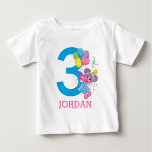 T-shirt Pour Bébé Rue Sésame Anniversaire d'Abby Cadabby