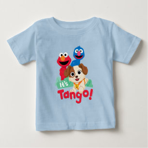 T-shirt Pour Bébé Rue Sésame C'est Tango avec Elmo & Grover
