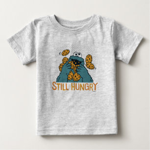 T-shirt Pour Bébé Rue Sésame Cookie Monster - Toujours affamé