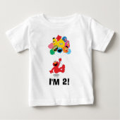 T-shirt Pour Bébé Rue Sésame | Elmo & Copains - 2e anniversaire (Devant)