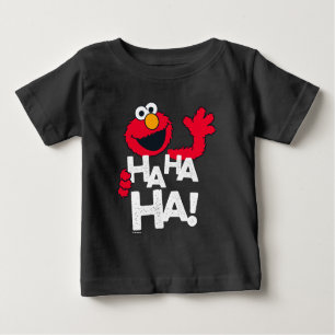 T-shirt Pour Bébé Rue Sésame Elmo - Ha Ha Ha Ha !