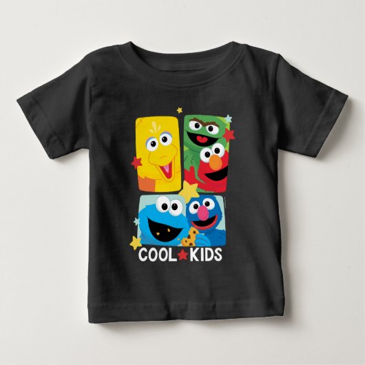 T-shirt Pour Bébé Rue Sésame | Enfants Cool (Devant)