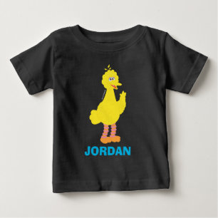T-shirt Pour Bébé Rue Sésame Gros Oiseau personnalisé