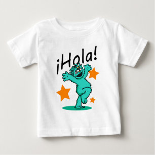 T-shirt Pour Bébé Rue Sésame ¡Hola ! Rosita