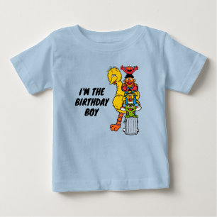 T-shirt Pour Bébé Rue Sésame Joyeux Anniversaire Pals Anniversaire