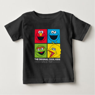 T-shirt Pour Bébé Rue Sésame Les Enfants Cool d'origine