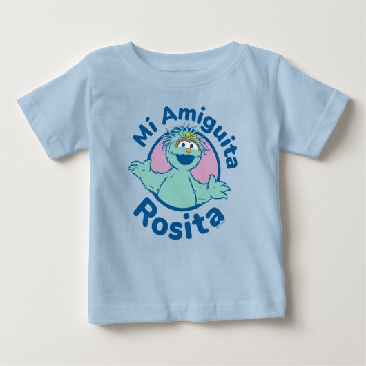 T-shirt Pour Bébé Rue Sésame | Mi Amiguita Rosita (Devant)