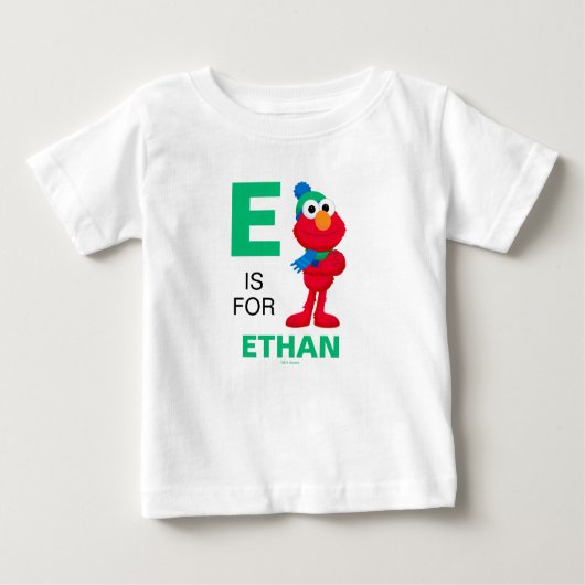 T-shirt Pour Bébé Rue Sésame | Winter Elmo (Devant)