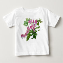 Ruffle Dress with Bleeding Hearts