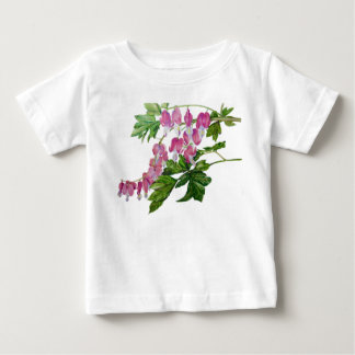 T-shirt Pour Bébé Ruffle Dress with Bleeding Hearts