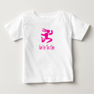 T-shirt Pour Bébé Run For The Cure Baby Tee