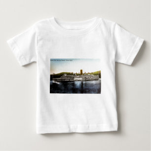 T-shirt Pour Bébé S.S. Robert Fulton - Ligne de la rivière Hudson