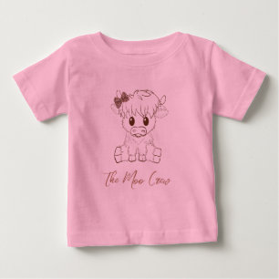 T-shirt Pour Bébé Sac fourre-tout de vache highland de la ferme pour