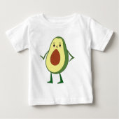 T-shirt Pour Bébé Sacs fourre-tout à l'avocat kawaii mignons (Devant)