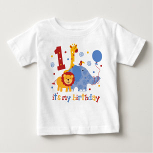 T-shirt Pour Bébé Safari 1er anniversaire