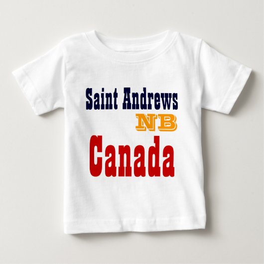 T-shirt Pour Bébé Saint andrews NB Canada (Devant)