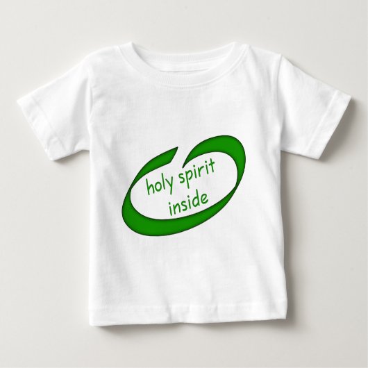 T-shirt Pour Bébé Saint-Esprit à l'intérieur du chrétien (Devant)
