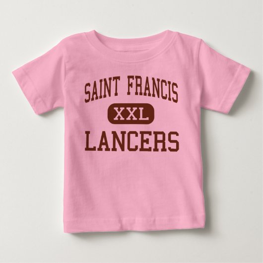 T-shirt Pour Bébé Saint Francis - Lancers - Haute - Vue Montagne (Devant)